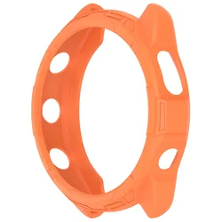 Durable Soft TPU Smartwatch Protective Case Cover - Forerunner 965 (Orange)