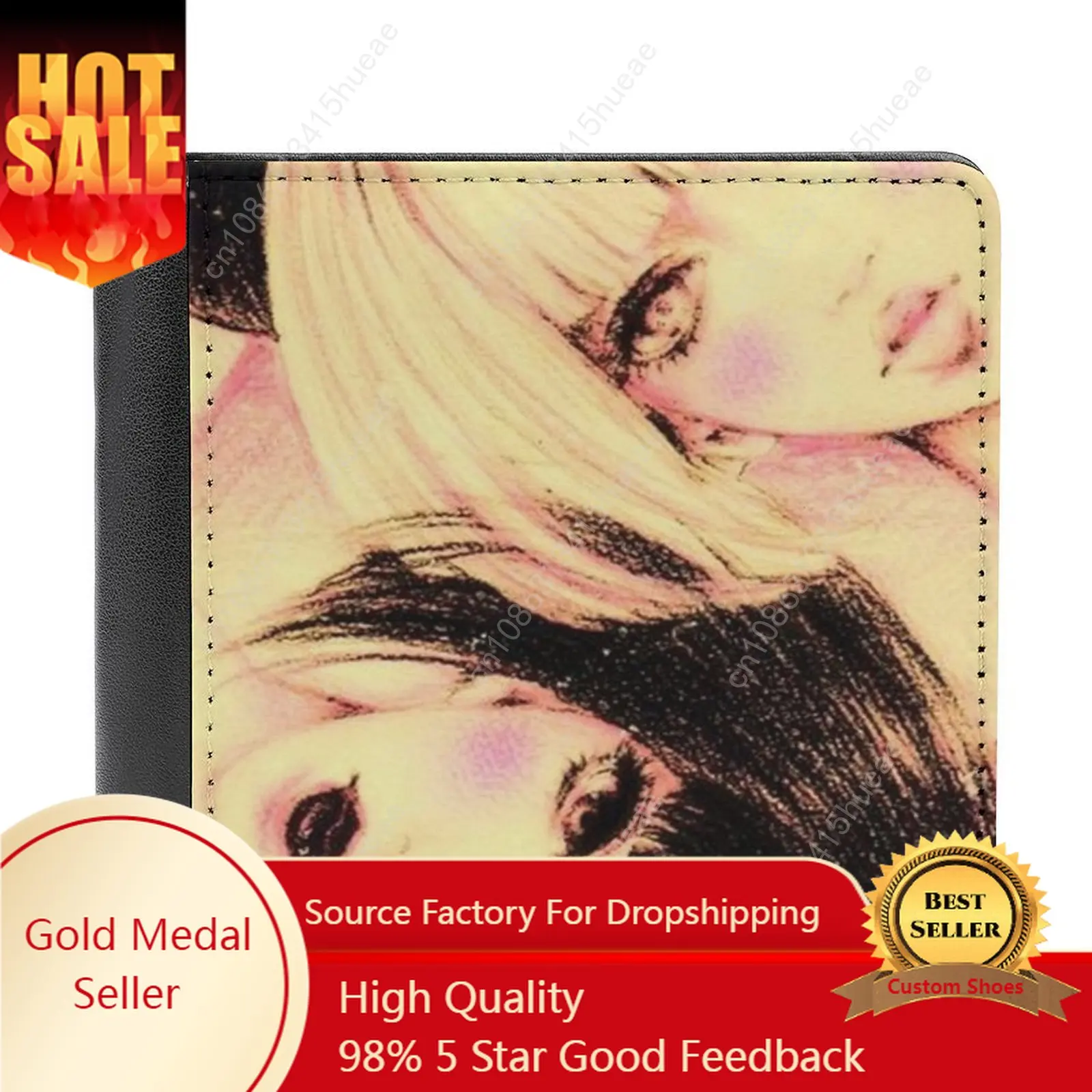 

Y2K Anime Men's Wallet Leisure Travel Lightweight Portable Wallets Short Style Male Purse Y2K Aesthetic 2000S 90S Pink Retro