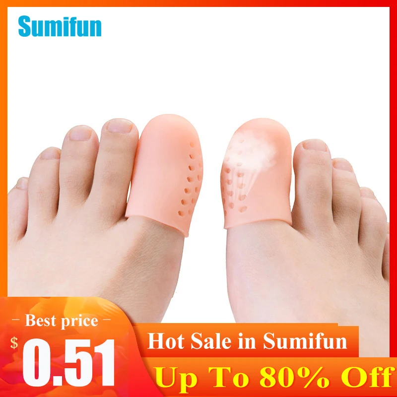 8 24 48pcs foot gout treatment patch thumb corrector sticker finger hallux toe bunion pain relief medical plaster health care 2Pcs Silicone Toe Separators Bunion Hallux Valgus Corrector Toe Tube Corns Blisters Pain Relief Protector Foot Health Care Tool