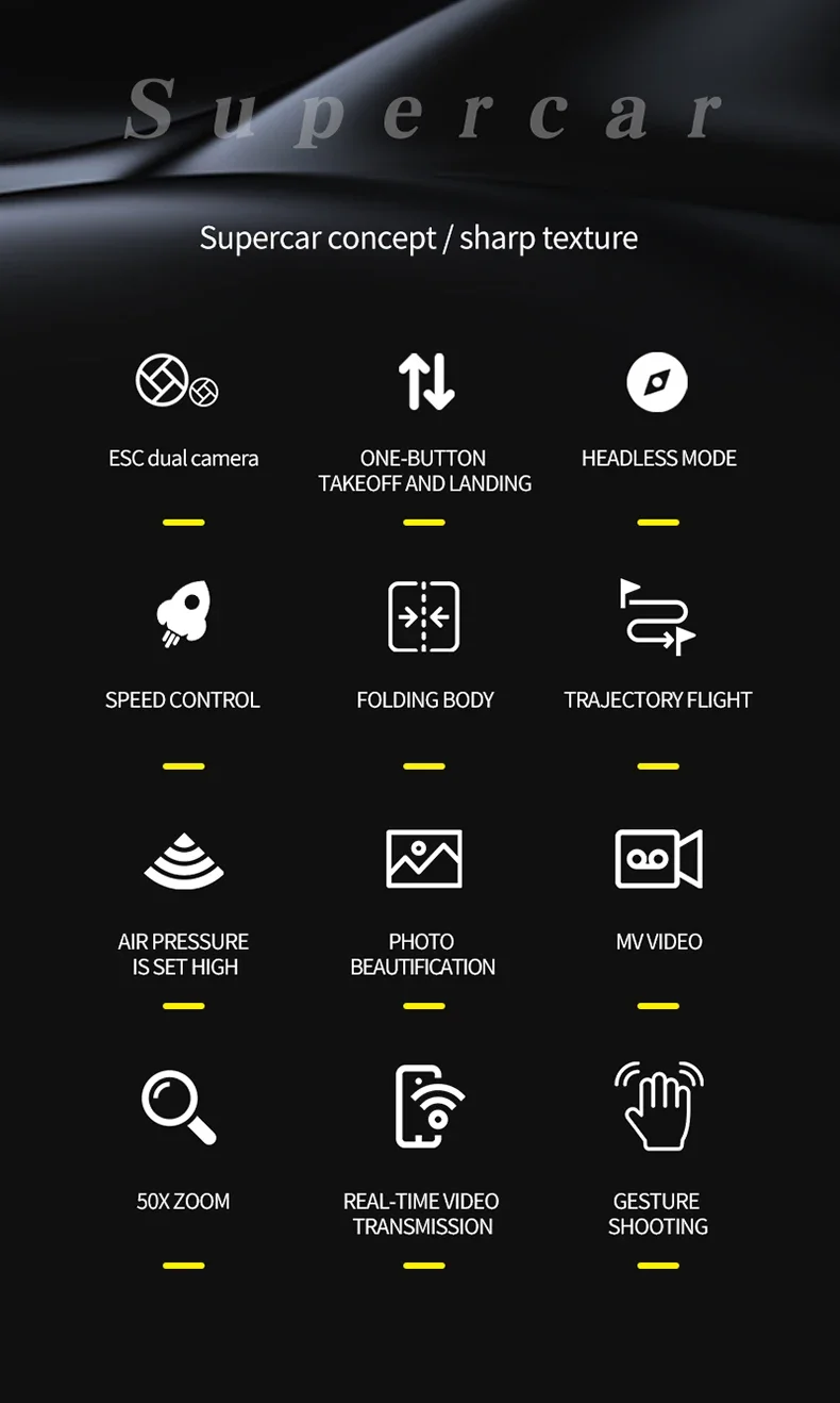 Xiaomi MIJIA XS9 Drone 8K Professional HD Aerial Dual-Camera Intelligent Obstacle Avoidance Optical Flow Positioning Quadcopter