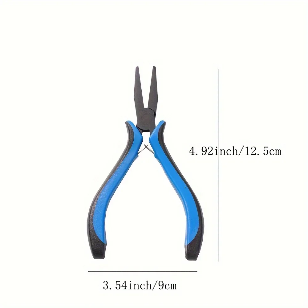 1pc 낚시 및 보석 와이어 당기는 작업을 위한 비손상 플랫 노즈 플라이어 DIY 공예용 후크 플라이어 다용도 사용