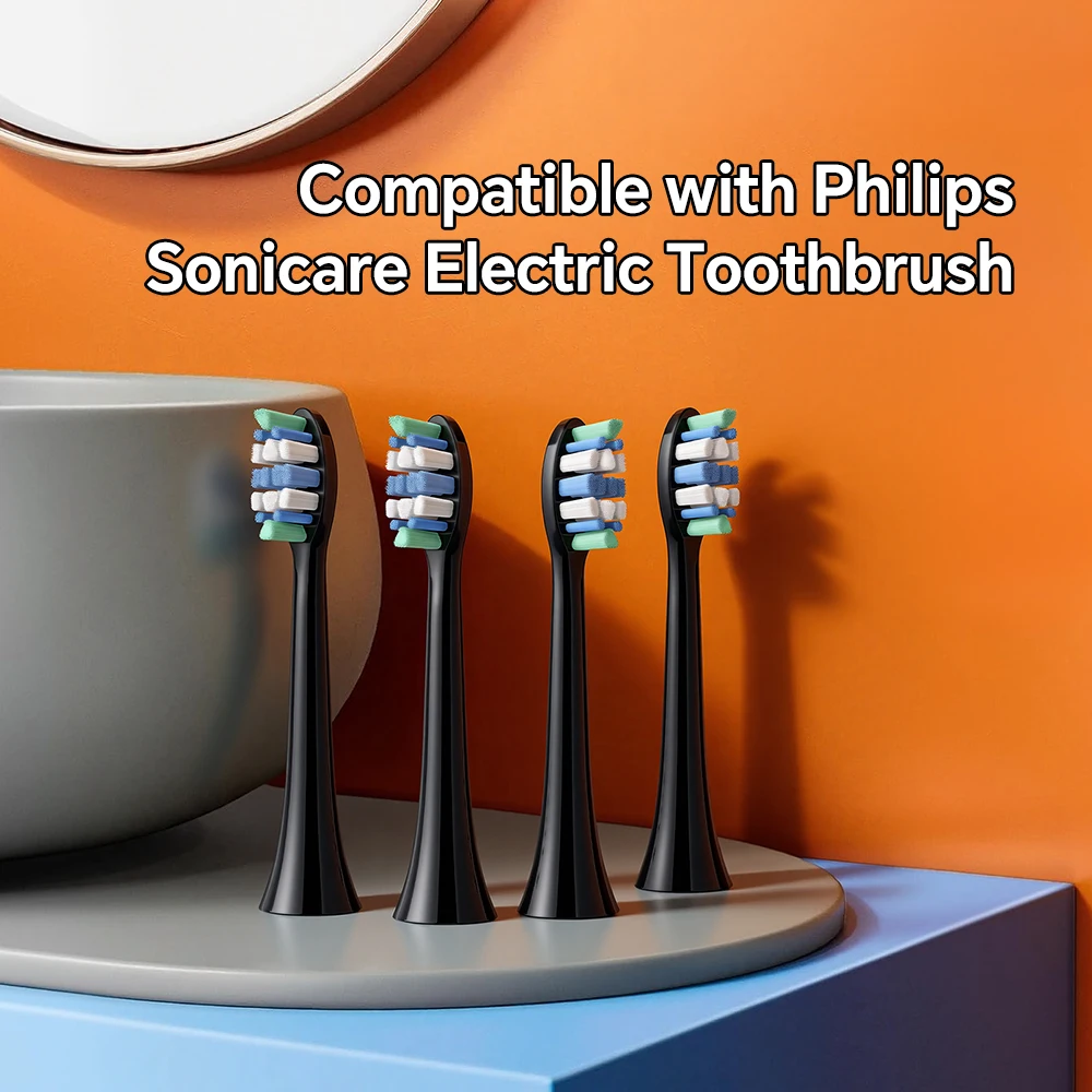 4/8/12/20 Stück Sonic Ersatzbürstenköpfe, kompatibel mit Philips Sonicare elektrischer Zahnbürste, professioneller Zahnbürstenkopf – Detail 1
