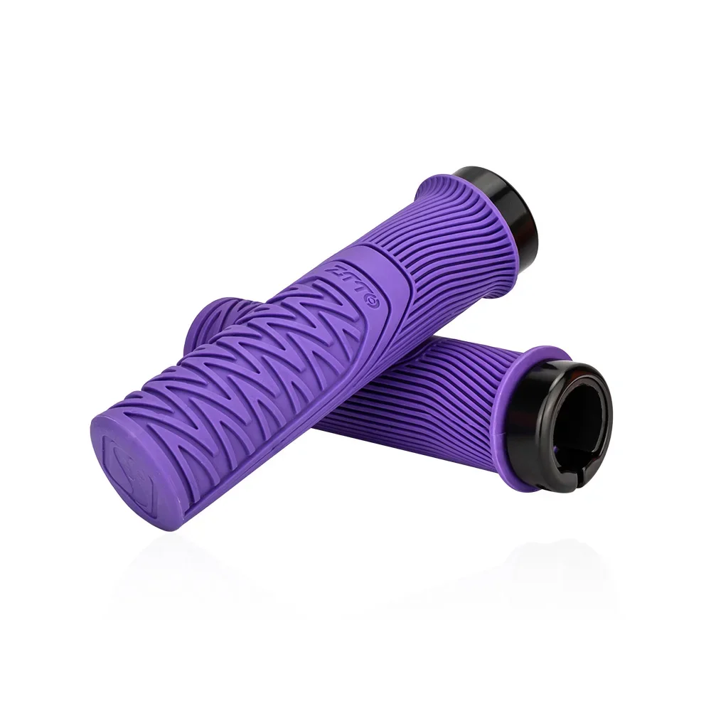 Bicycle Handlebar Grips ZTTO MTB 33mm Outer Diameter Lock-on Anti-Slip Shock-Proof Bolder Rubber Mountain Bike Parts
