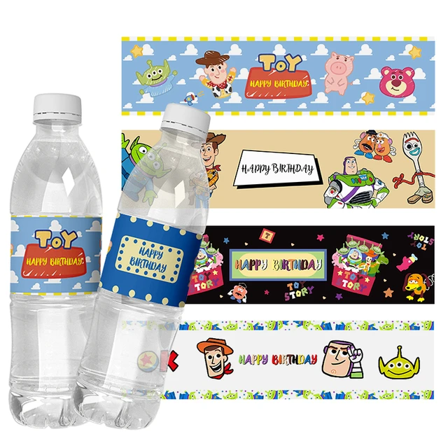 Toy Story Buzz Lightyear Water Bottle Wraps Labels Water Bottle