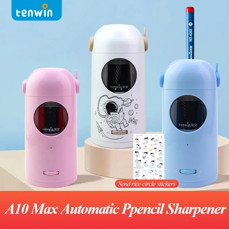 

Tenwin Automatic Pencil Sharpener Type-C Interface Electric Sharpener Pencils are Available Office Student Stationery