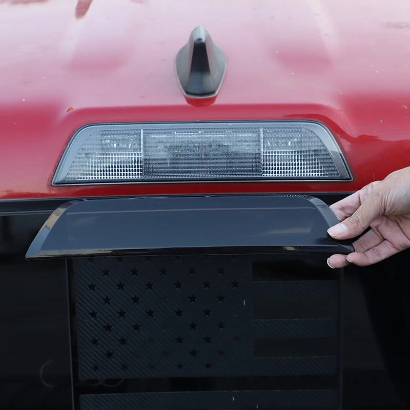

For Toyota Tacoma 2016-2022 pickups car High Mount Brake Light Smoked Black Shell ABS Brake Light Protection Accessories