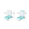 Pet automatic feeder cat drinking water bowl cat bowl dog bowl 3.8L large capacity grain storage barrel pet supplies 6