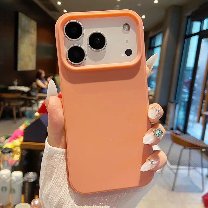 Luxury Candy Color Soft Silicone Phone Case with Camera Bumper Protection
