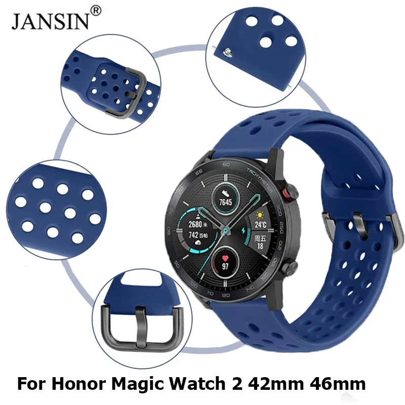 Cinturino In Silicone Per Honor Magic Watch 2 42Mm 46Mm Cinturino Sportivo Cinturino Da Polso Per Huawei Honor Magic Watch 2 Impermeabile