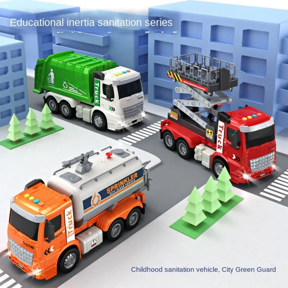 

Kids Simulation Mini Car Engineering Vehicle Car Models Fire Truck Inertia Cars Fire Fighting Car