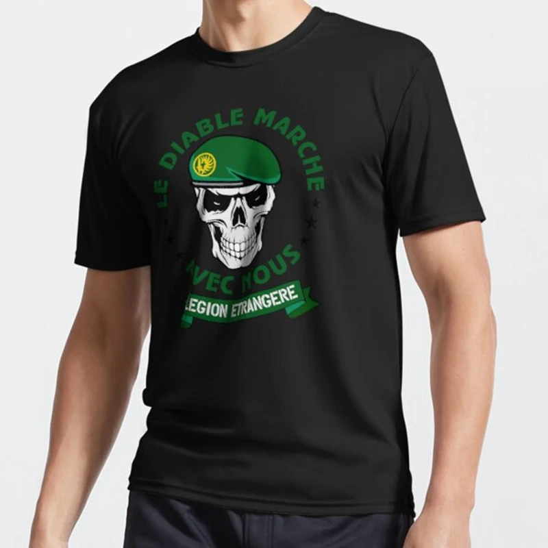 

Legion Etrangere Paratrooper French Foreign Regiment Men T-Shirt Short Sleeve Casual 100% Cotton Shirts