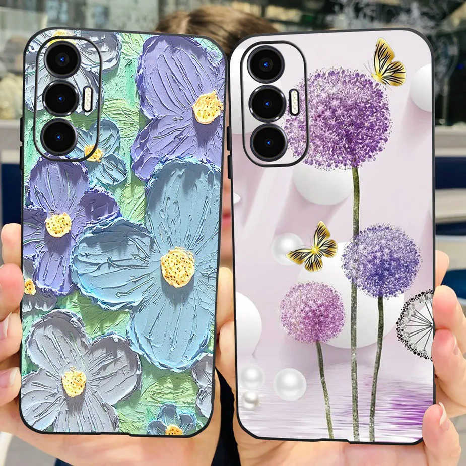 Cute Painted Soft Silicone Phone Case - TPU Bumper Back Cover