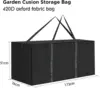 Garden Cushion Storage Bag Oxford Fabric Waterproof Anti-UV Heavy Duty Christmas Tree Luggage Clothes Organizer Storage Bags 2
