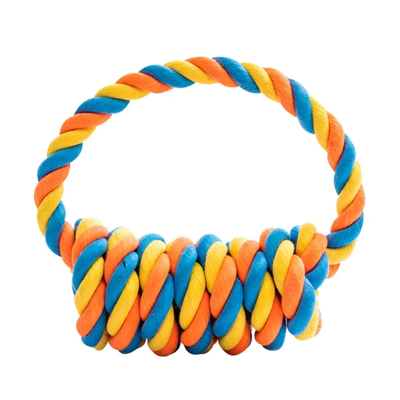 

Dog Rope Tug of War Chew Toy Cotton Rope Interactive Toy for Dogs Drop shipping