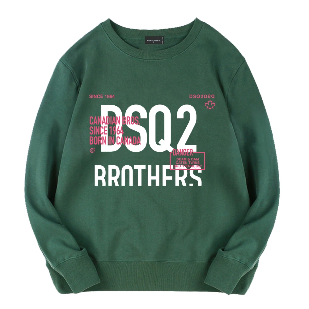 

DSQ2 ICON DSQICON2 D2 DSQ New Brand Casual Fashion Cotton Classic Letter Printing Couple Unisex Street Fashion Casual Boyfriend
