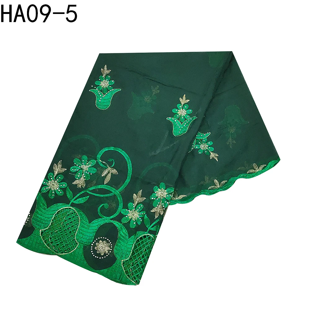 Dubai Scarf For Muslim Women African Hijab Islam Hijab Pashmina Turban Headscarf Embroidery Shawls Scarf 100% Cotton
