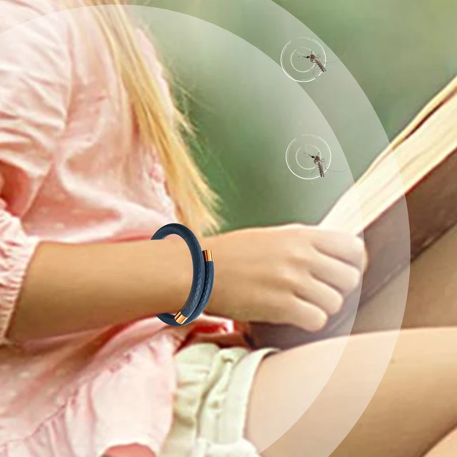 Hosszú Távú Szúnyogok Tárolók Karkötő Elasztikus, Többszínű Tekercs Kézi Csuklópántja Kültéri Kemping Pár Csecsemők - Image 5