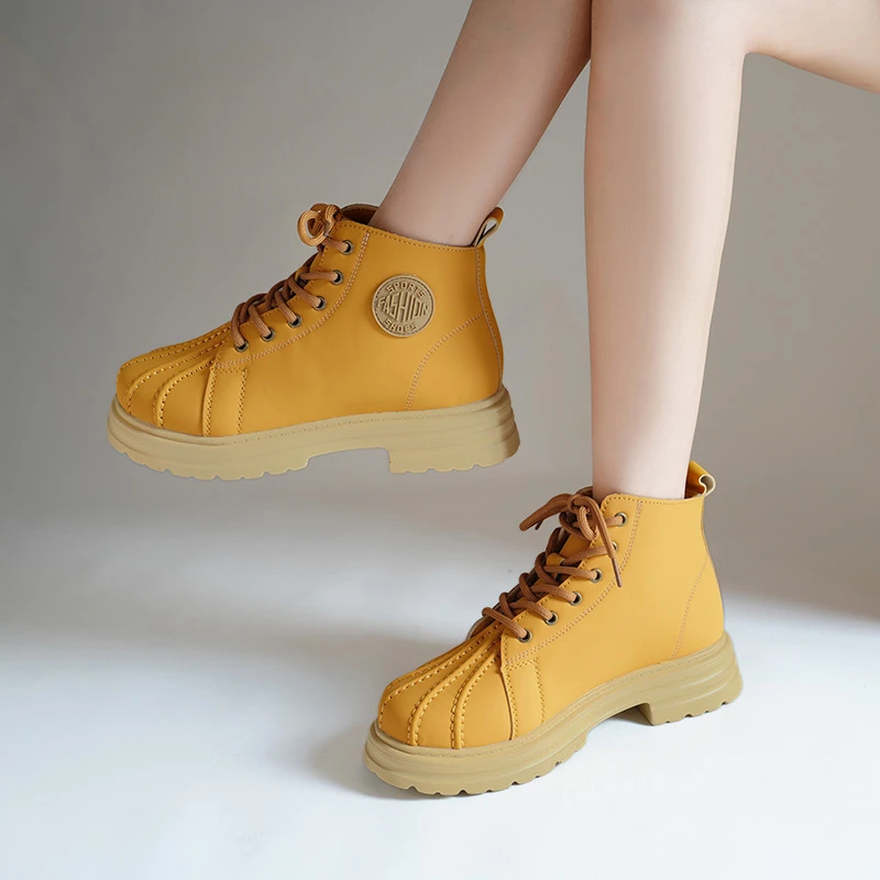 Ankle Boots for Women 2023 Winter Women's Boots Non-slip Thick-soled Hiking Boots Plus Size 44 Women and Men Casual Short Boots