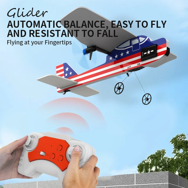 KF800 RC Plane Stunts Plane 2.4G Radio Control Glider Remote Control 3D Plane Glider Airplane EPP Foam Boys Toys for Children 6