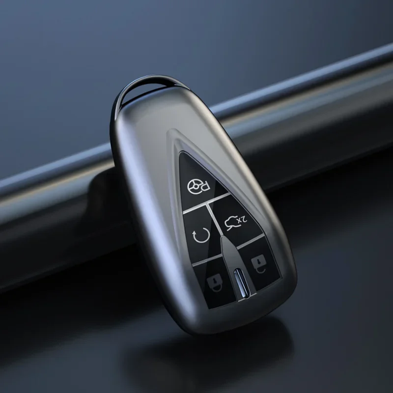 Neues Titan-graues Autoschlüsseletui für Changan CS35PLUS CS35 Plus CS55 PLUS CS75 PLUS Eado UNI-T UNI K Oushang X5 X7 EV-Schlüsselabdeckung – Detail 7