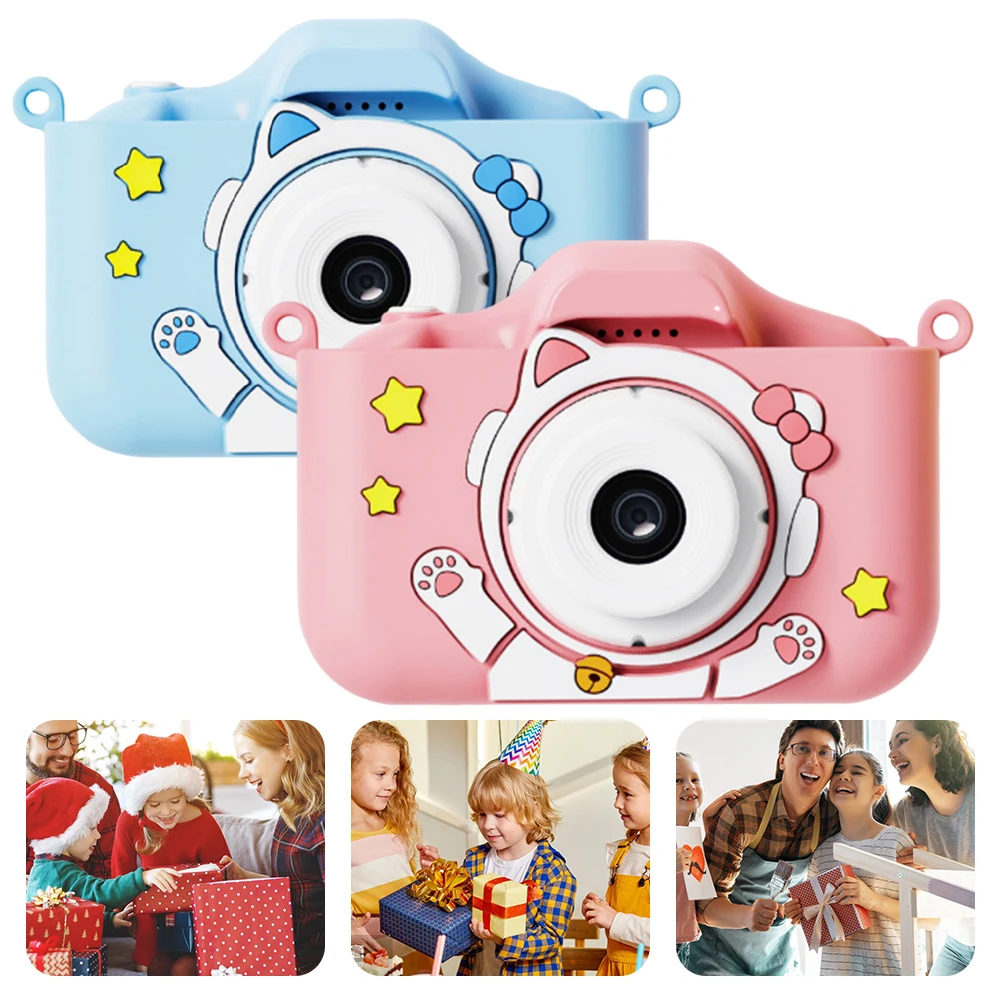 어린이용 듀얼 렌즈 디지털 카메라 장난감, 96MP, 1080P, 1000 MAh,  카메라, 3 4 5 6 7 8 9 10 11 12 세 남아 및 여아용