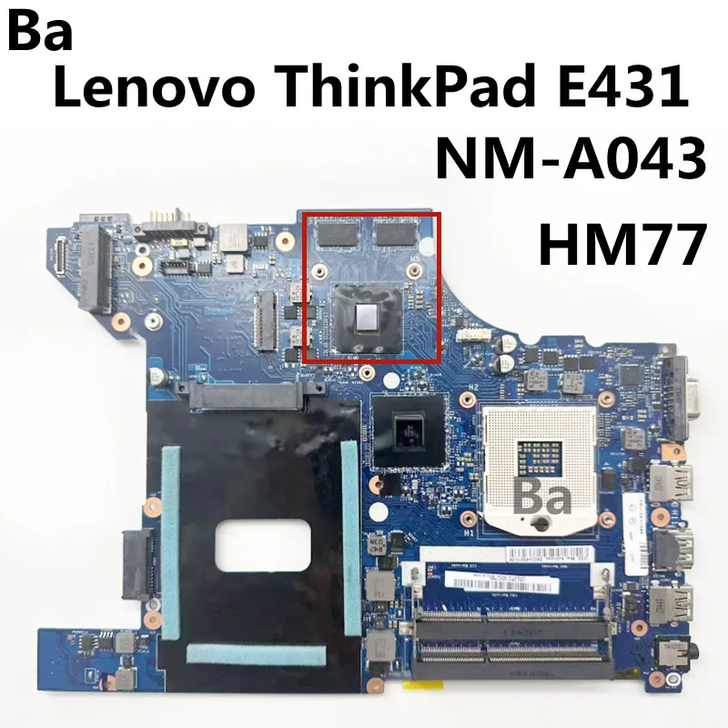 Материнская плата для ноутбука Lenovo ThinkPad E431, модель VILE1, материнская плата HM77 DDR3 100%, протестированная работа da0z8ymb8f0 высококачественная материнская плата для ноутбука acer a314 35 материнская плата nba7s11009 с процессором srkh0 n4500 100% полная работа