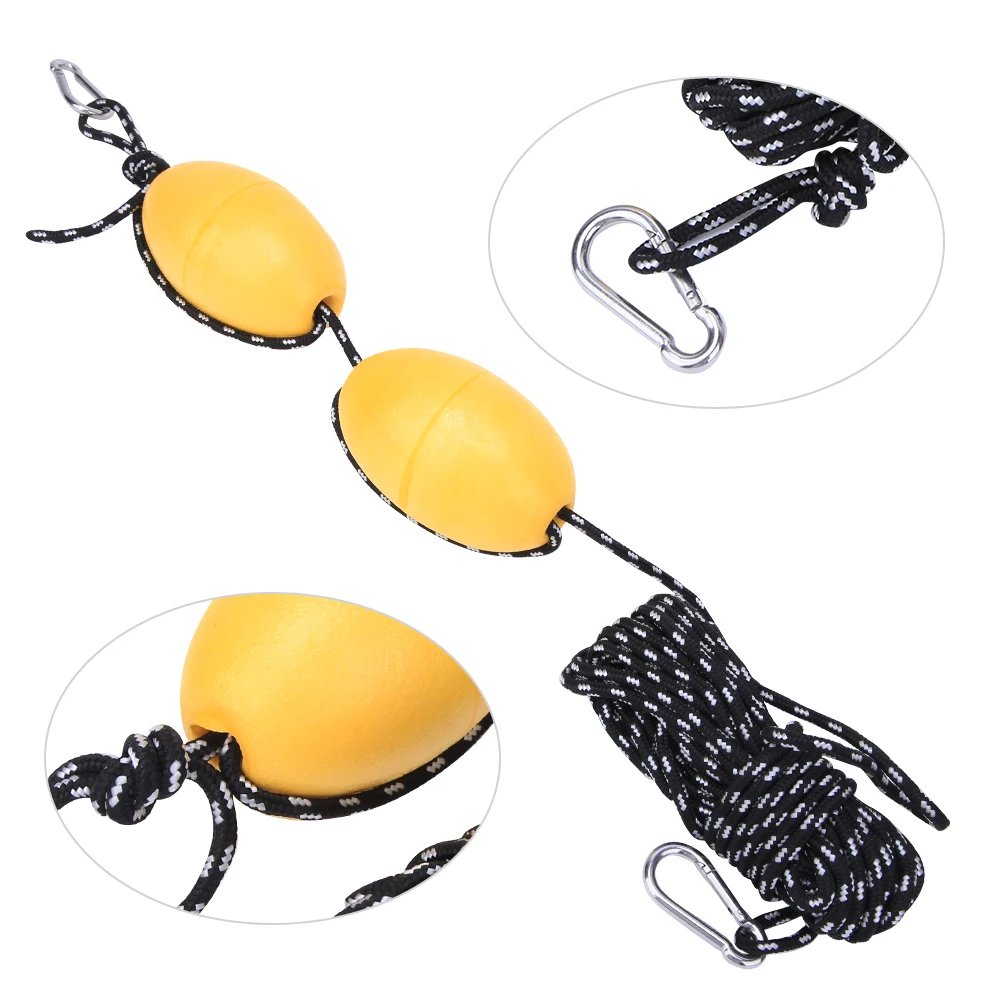 Keenso Kayak Boat Leash Rope with Buoy Floating Ball Hook for Fishing Drift 