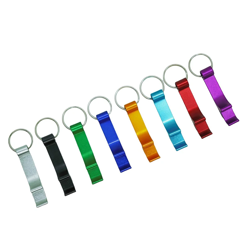 20 Pezzi Apribottiglie Colorati, Portachiavi in Lega di Alluminio, Mini Apribottiglie Tascabili per Birra e Bevande  36