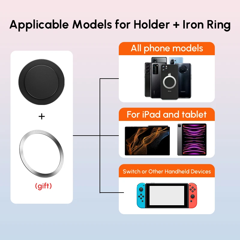 Magsafe 마그네틱 그립 홀더 소켓 스탠드 iPhone 15 14 13 Pro Max Redmi Note 12 책상에 삼성 터지는 전화 브래킷