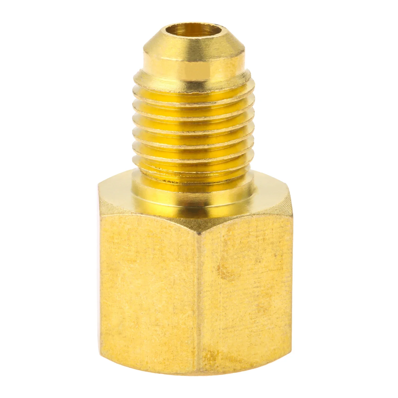 4PCS Brass Pipe Fitting 1/4" SAE Male to 1/2" 1/4" 3/4" 5/8" Female Pipe Reducing Adapter for Air Conditioner A/C Refrigeration