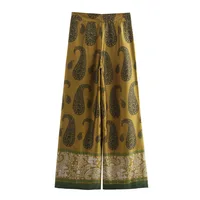 Long Sleeve Plaid Feather Pants 2 Piece Sets Pajama Women Lapel Blouses Suits Sleep Ladies High Waist Stright Pants Pajamas Set - Image 4