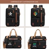 Customized men's backpack nylon waterproof work backpack 15.6/17.3-inch laptop bag printed logo company pattern 6