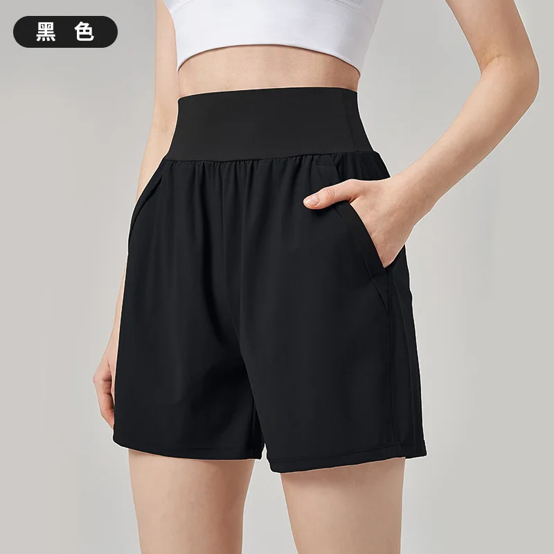 Sports shorts, women's summer fitness pants, training high waisted slimming, loose and breathable thin running