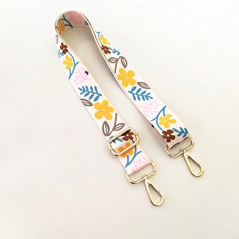 DIY Rainbow Adjustable Bag Strap for Handbag Cross Body Nylon Wide Shoulder Strap Belt Replacement Handles Accessories
