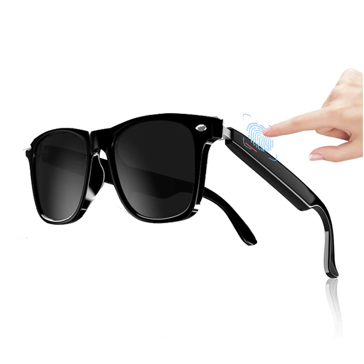 

2023 new cheap fashion anti blue-ray BT5.2 smart sunglasses AI music play phone call touch glasses AR wireless smart glasses