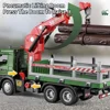 1:24 Alloy Timber Transport Wagon Car Toy Metal Diecasts Model Engineering Vehicle with Pull Back Function Car Toys for Boy Gift 2