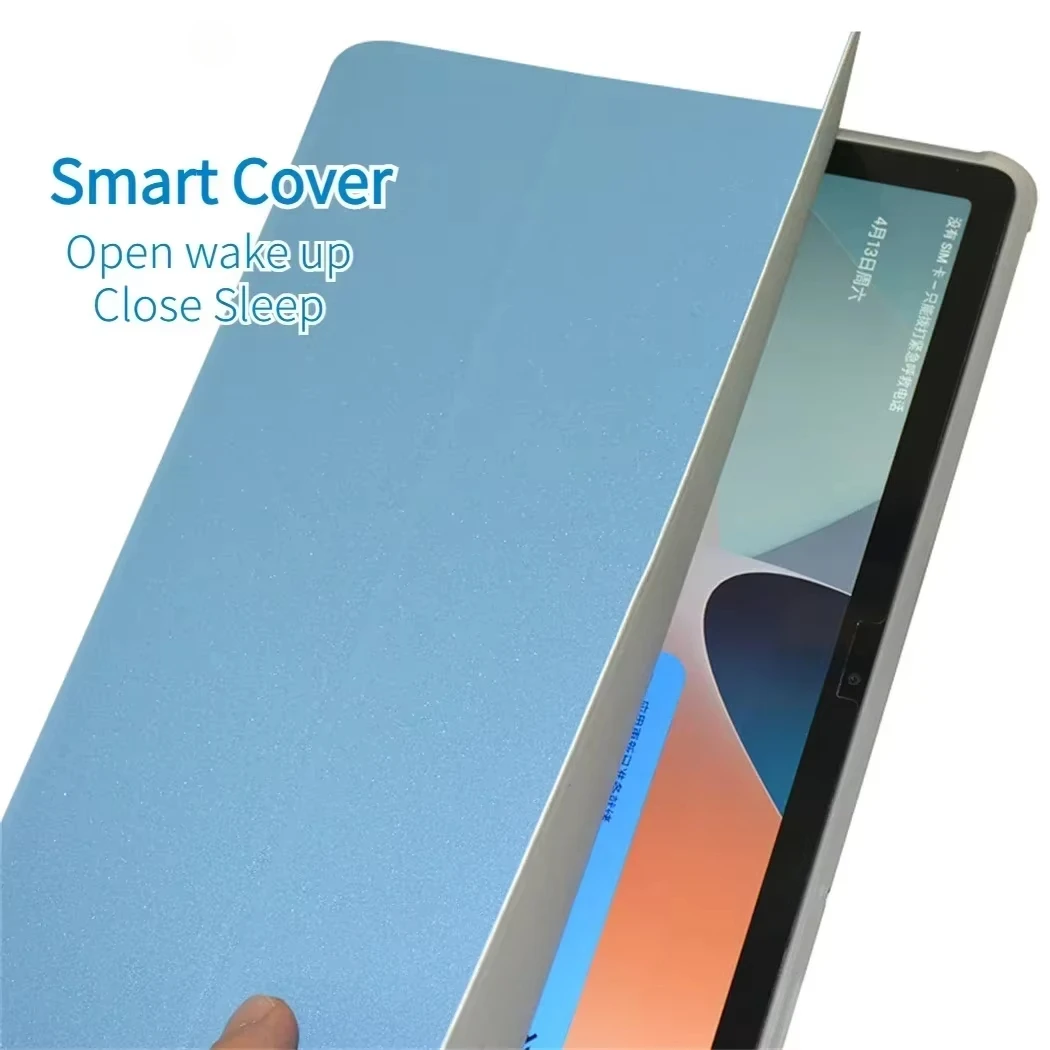 Slim Folding Trifold Stand PU Leather Tablet Case with Auto Wake/Sleep Feature