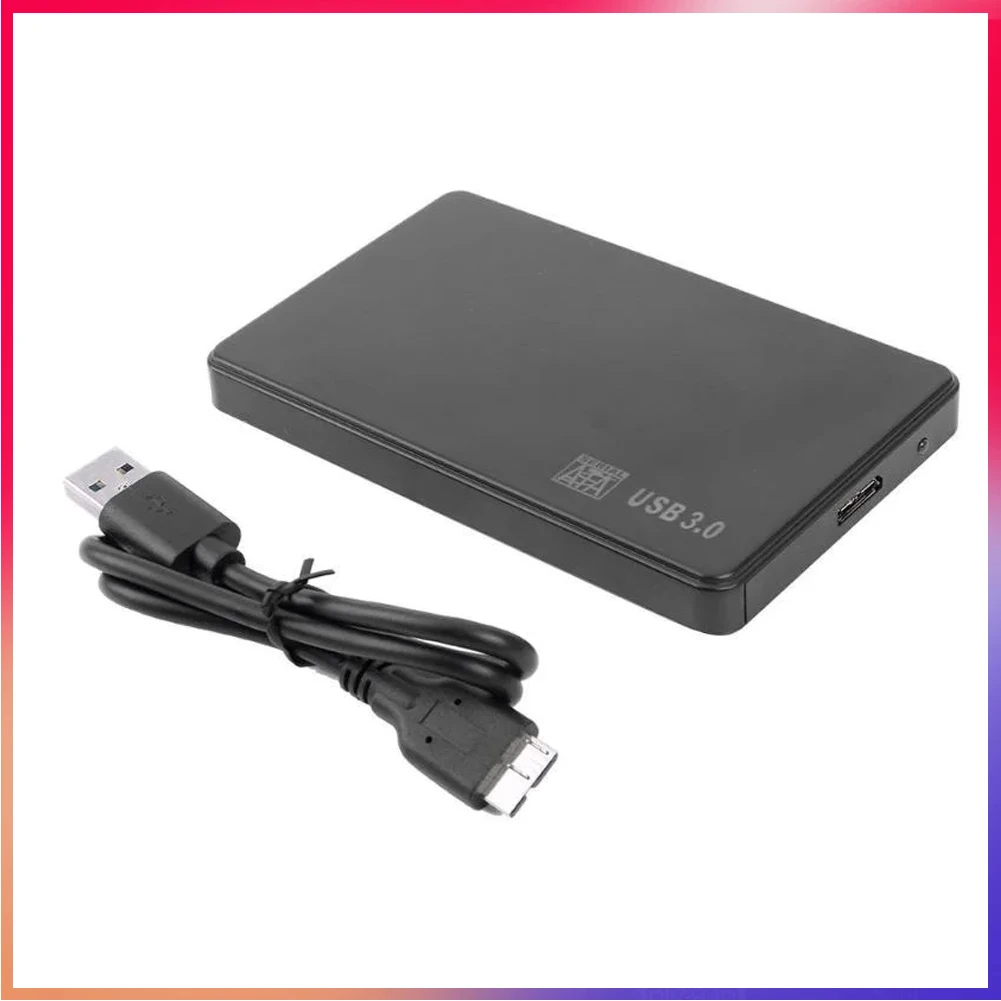 SATA to USB3.0 HDD Enclosure Mobile Hard Drive Cases for SSD External Storage HDD Box With USB3.1/USB3.0/2.0 Cable ABS 2.5