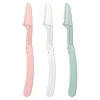 3 Pcs Eyebrow Trimmer facial epilators for women Pocketknife Eyebrow profiler Hair Remover for Ladies Face Eyebrow Shaper Shaver 6
