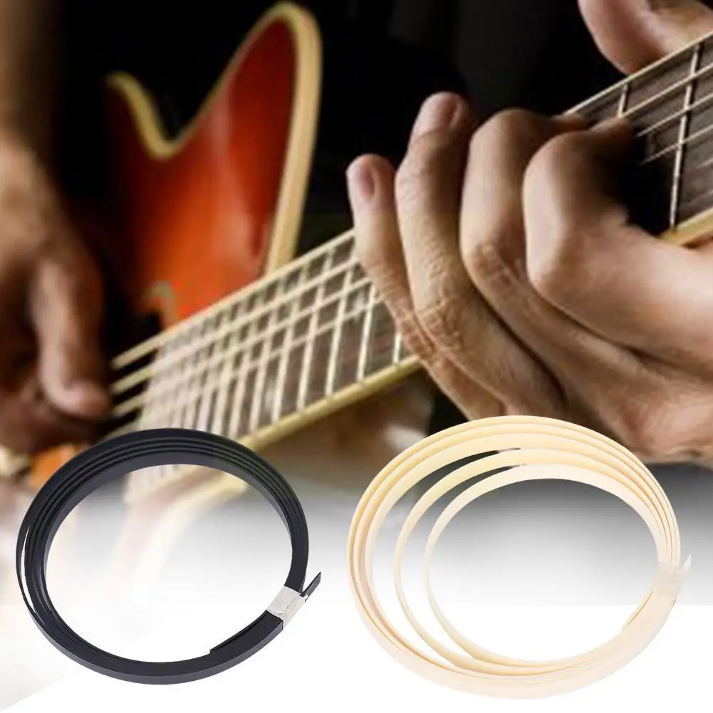 1pc Guitar Abs Plastic Binding Purfling Strip Edge Trim Inlay Neck Body
