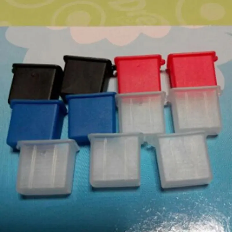 10Pcs New USB Type A Male Anti-Dust Plug Stopper Cap Cover Protector Data Line Protective Sleeve Dust — view 6