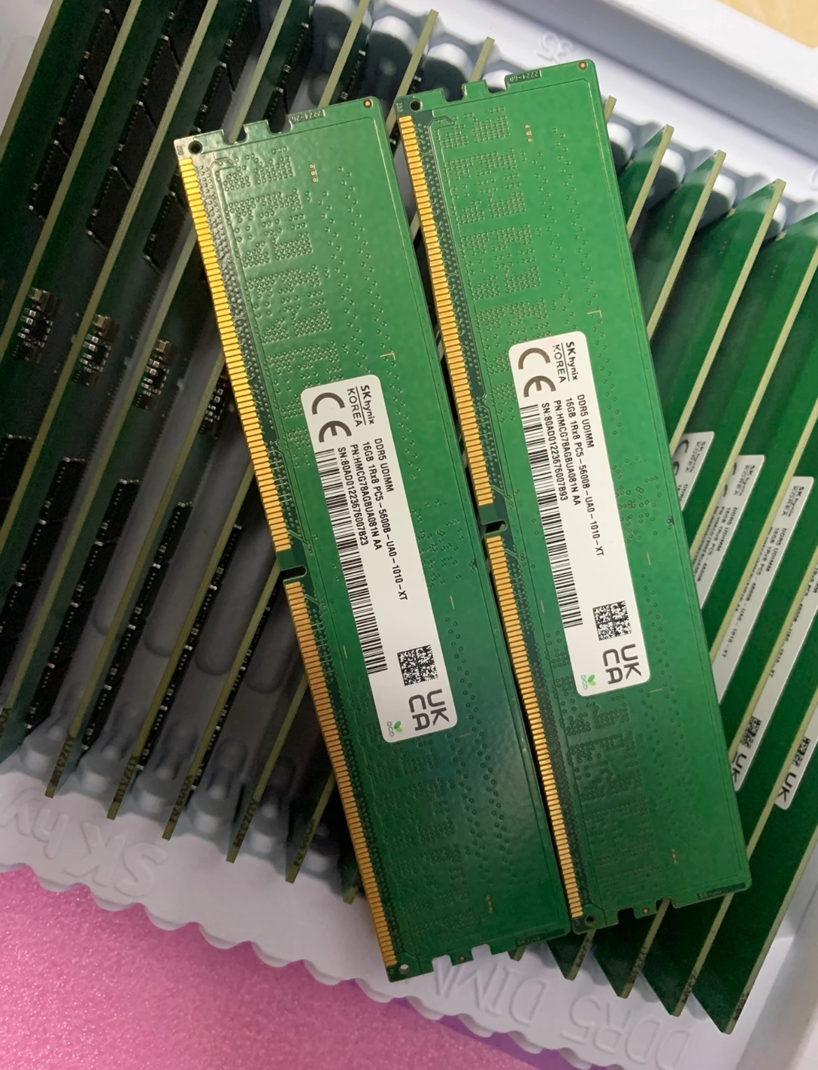 くてにくDDR5 UDIMM PC5-5600B 16GB (8GBx2) Crucial 16GB Desktop DDR5 5600 MHz UDIMM Memory CT16G56C46U5 B&H