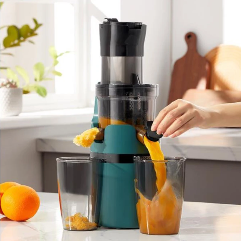 

Slow Juicers Portable Electric Fruit Juicers Separation Filter-Free Large Caliber Screw Cold Press Extractor