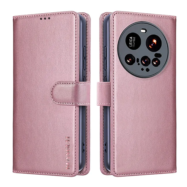 Luxury Wallet Case with Card Holder - Magnetic Retro Flip Leather Full Protection Cover