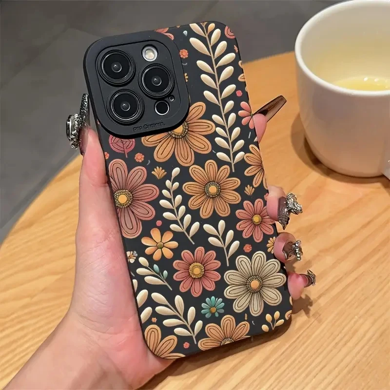 Vintage Sunflower Phone Case - Elegant Protective Cover