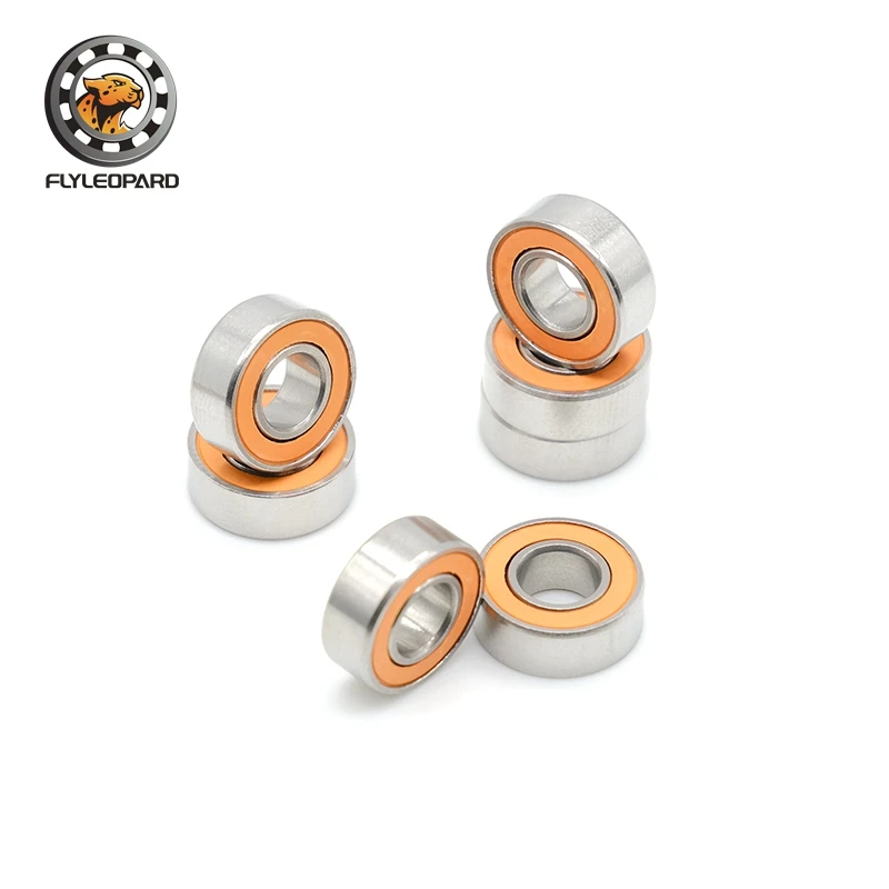 2PCS SMR115 2RS 베어링 5x11x4mm ABEC-7 스테인레스 스틸 하이브리드 세라믹 베어링 드라이 오션 낚시 릴 볼 베어링 SMR115