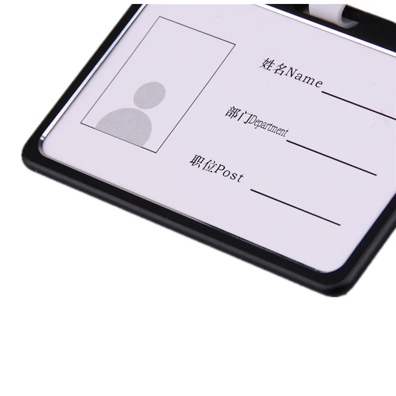 1PC Work Card Holders Aluminium Alloy Card Holder ID Cover Metal Work Holder Office Supplies,credit card holder,card holder,desk card holder,photo card holder,postcard holder
