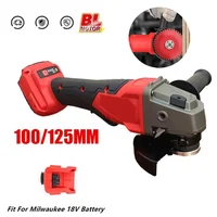 Fit for Milwaukee 18V Battery Brushless Angle Grinder 3 Gears 100/125mm Electric Cordless Polishing Cutting Machine M14 1
