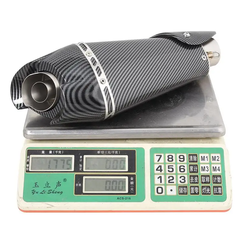 50.8MM Universal Motorcycle Exhaust Pipe Escape Muffler With Removable DB Killer Silencer For Dirt Street Bike Stainles Carbon - Image 4