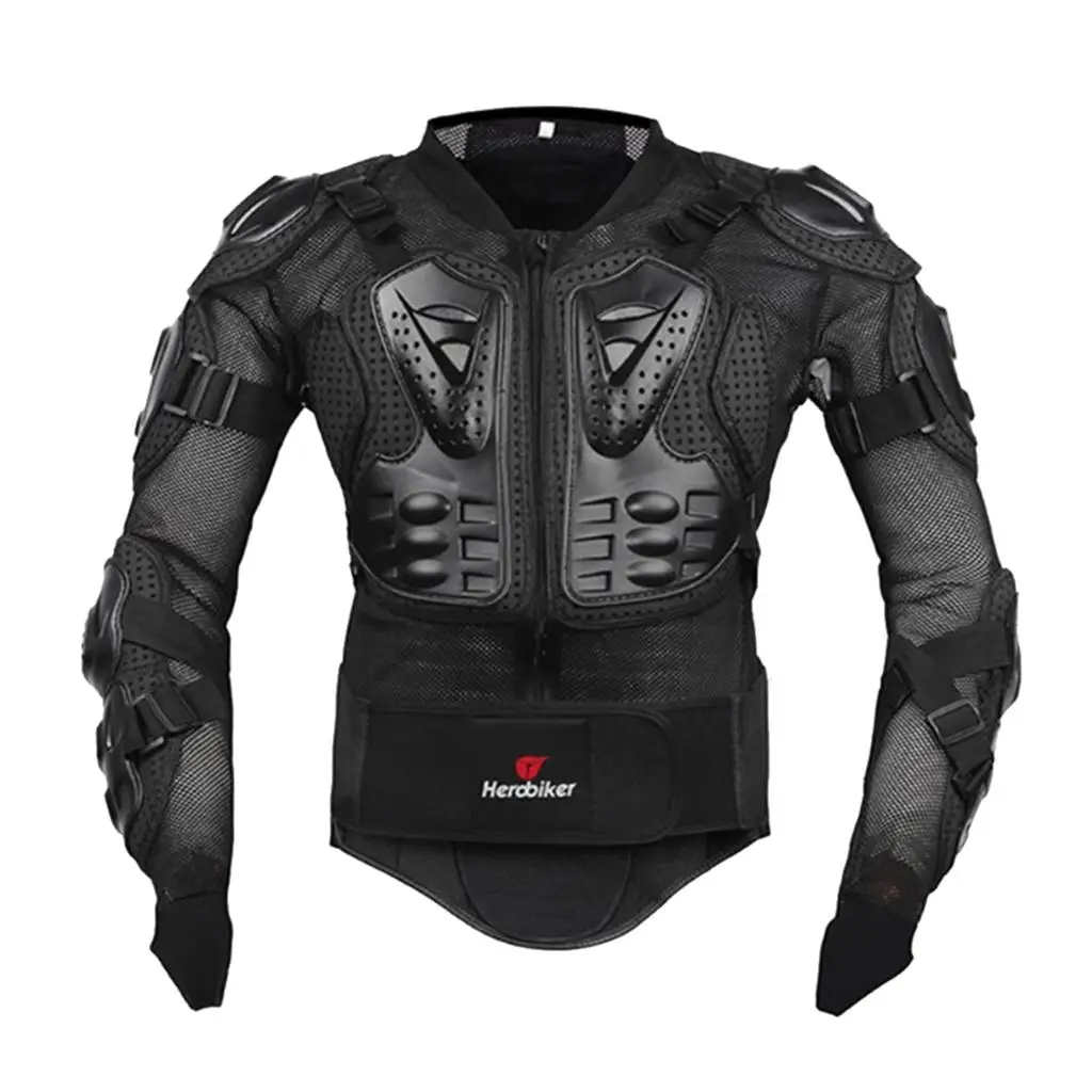 HEROBIKER Full Body Protective Armour Jacket Spine Chest Protection